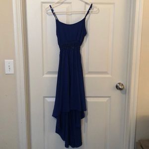Blue HighLow Dress